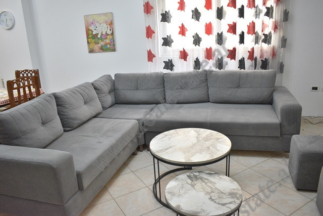Two bedroom apartment for rent in Janos Hunyadi street in Tirana.
The apartment is positioned on th
